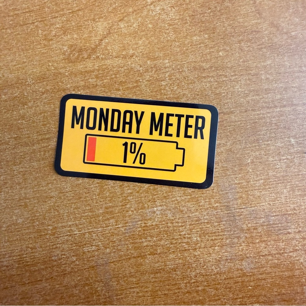 Monday Meter‎ Sticker